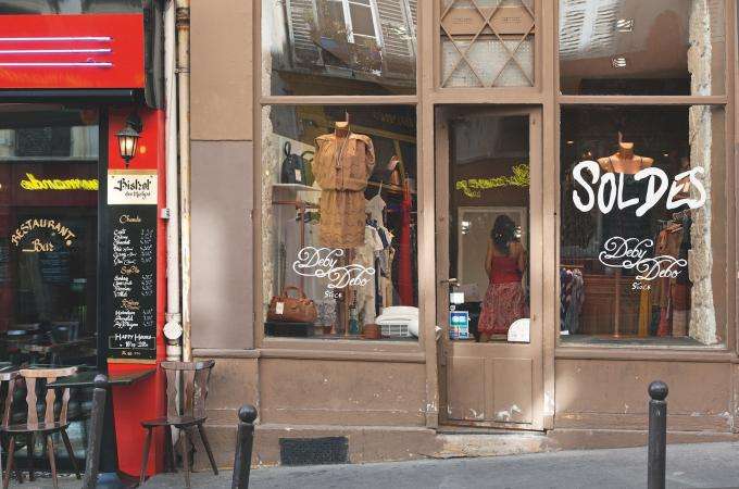 Soldes d'hiver à Paris